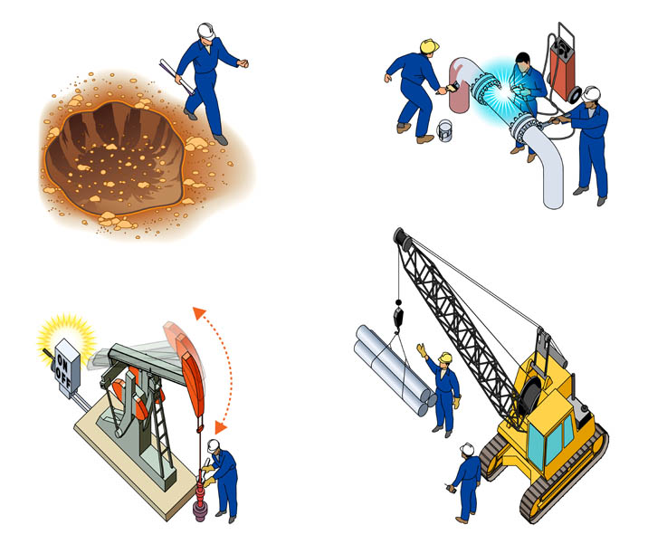 Icons-Occupational Hazards Illustration