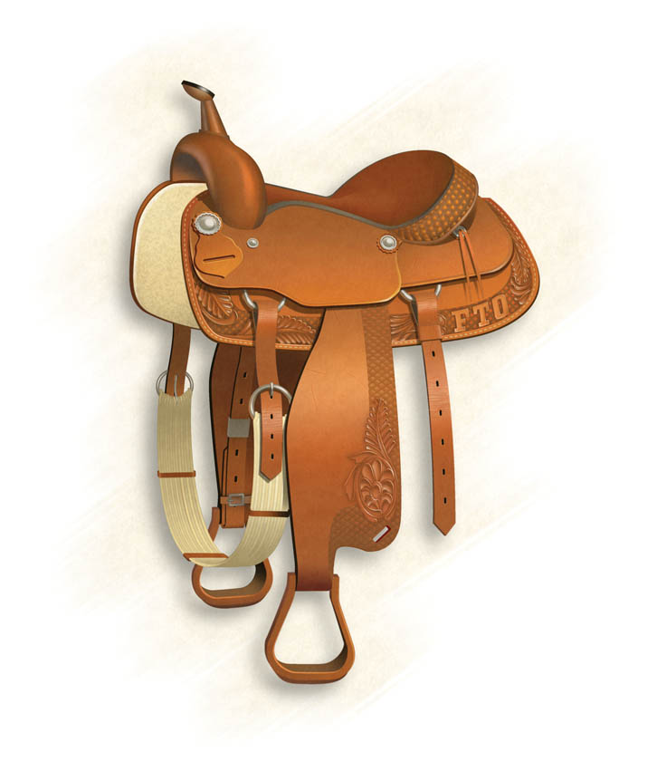 Realism-Saddle Illustration