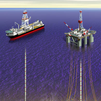 Technical-Subsea Systems, Offshodre Production and Onshore Refineries Illustration